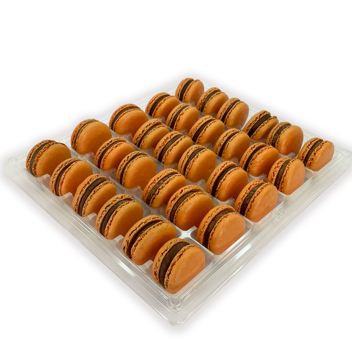 Orange Chocolate Macarons Tray
