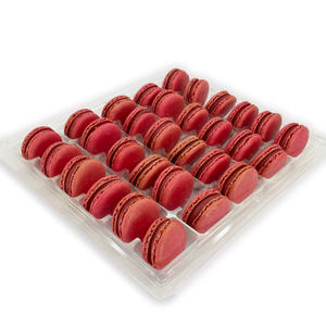 Raspberry Macarons Tray
