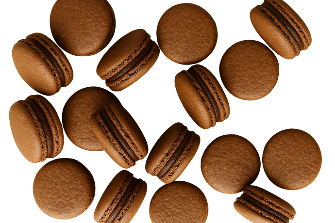 Chocolate Macarons Tray