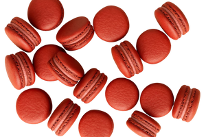 Strawberry Macarons Tray