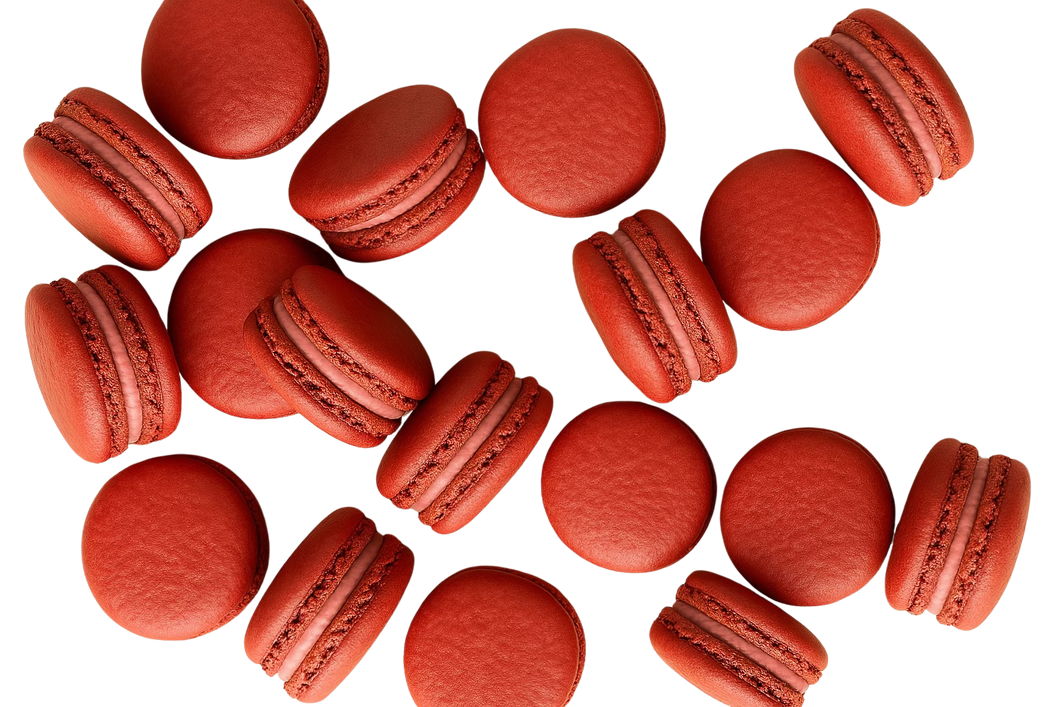 Strawberry Macarons Tray