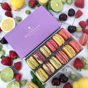 12 Berry Fruity Macarons