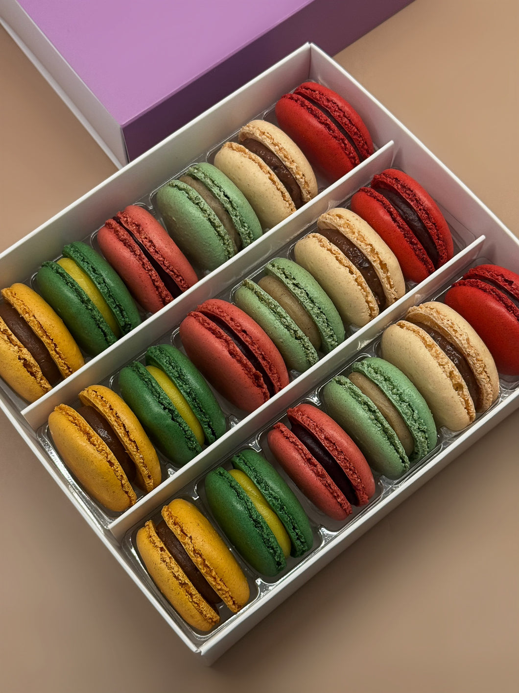 18 The Christmas Box Macarons