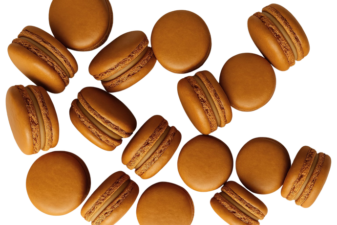 Salted Caramel Macarons Tray