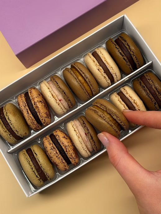12 The Chocolate Box Macarons