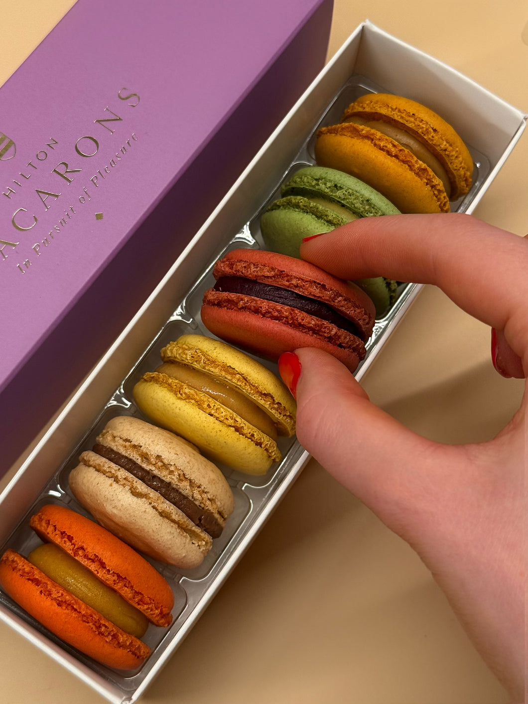 6 The Dessert Box Macarons
