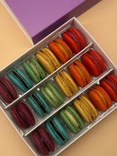 Load image into Gallery viewer, 18 Rainbow Macarons