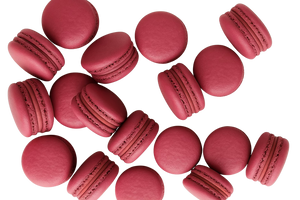 Raspberry Macarons Tray