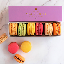 Load image into Gallery viewer, Hilton Macarons - Box of 6 Classic Macarons. Buy online for delivery anywhere in UK